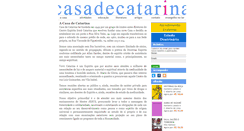 Desktop Screenshot of casadecatarina.org.br